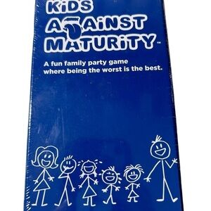 Kids Against Maturity A Fun Party Card Game for Kids and Families NEW & SEALED